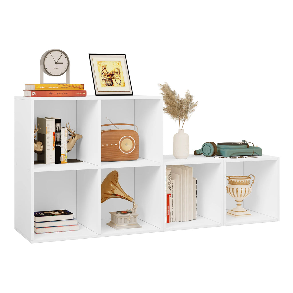 Étagère cube escalier à 3 niveaux -