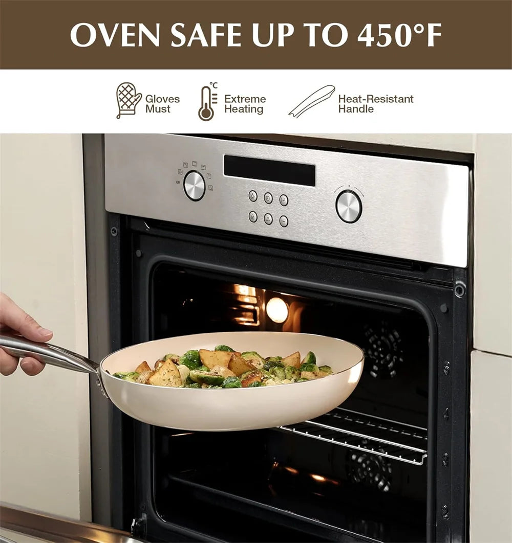 Poêle céramique pour usage multiple -