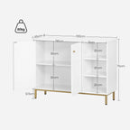 Meuble de rangement pas cher disponible en noir et blanc -