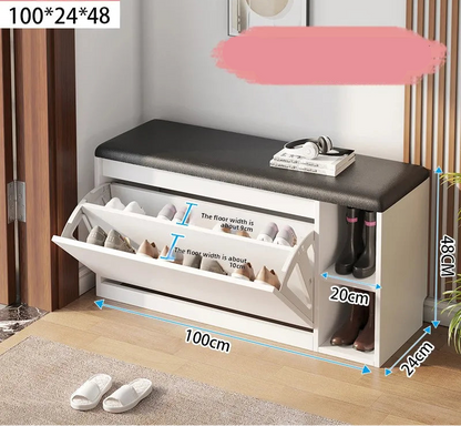 Meuble à chaussure banc premium - B
