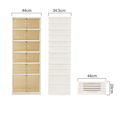 Meuble à chaussure haut minimaliste -