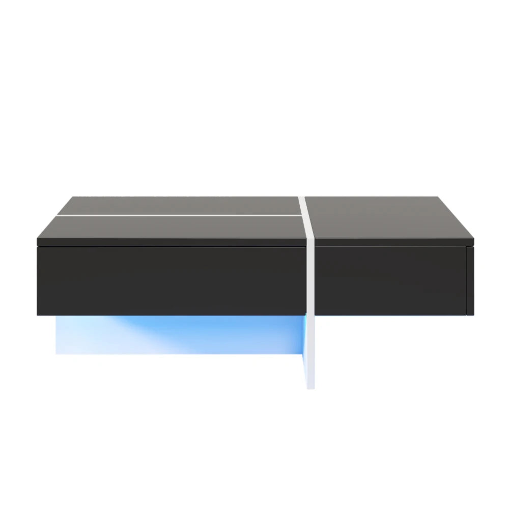 Table basse marbre rectangulaire imitations 100*50*34.5cm -