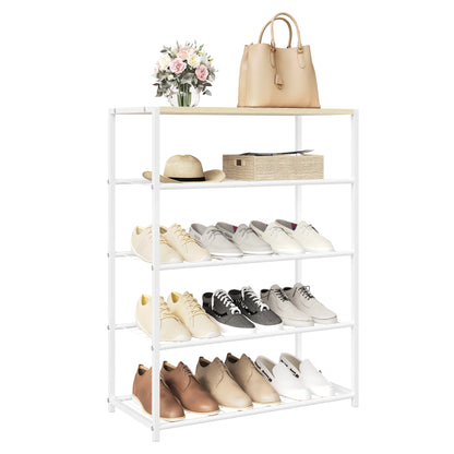 Étagère chaussures métal à étages -