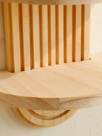 étagère bois ancien 1 pièce bohoo -