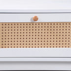 Table basse bois rectangulaire à coins rondes -