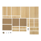 Table de chevet basse en bois moderne de grande qualité -