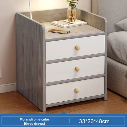 Table de nuit compacte avec 3 tiroirs moderne - G - 3L