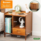 Table de nuit nordique style européen - Type C-Marron