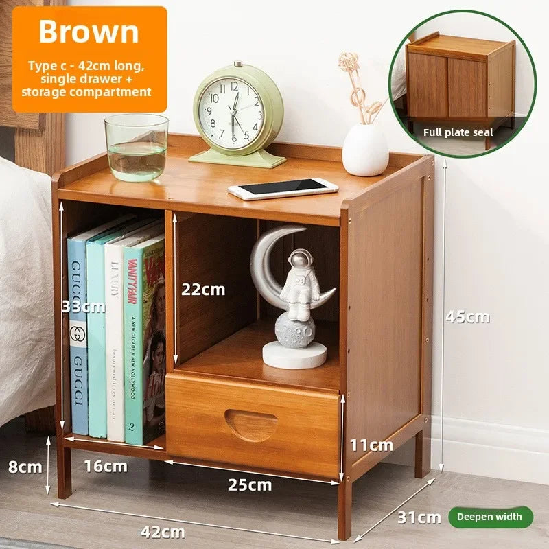 Table de nuit nordique style européen - Type C-Marron