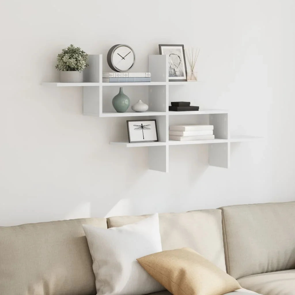 étagère murale fixation invisible 124.5x18x60.5 cm -