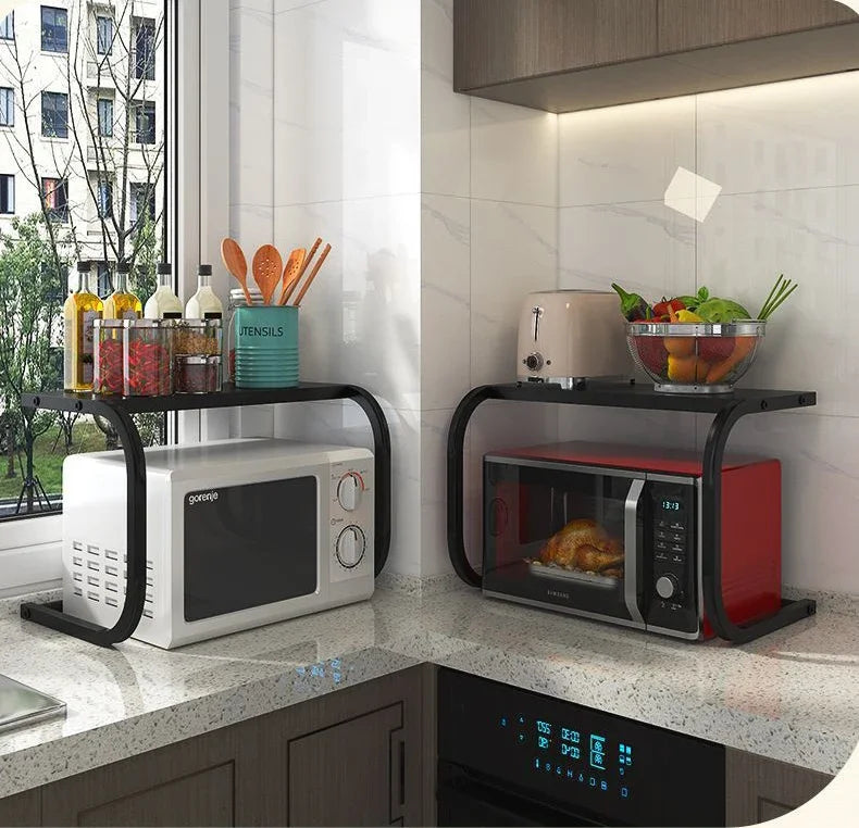 étagère cuisine métal pour micro onde -