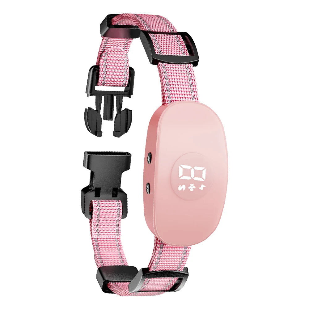 collier anti aboiement électrochoc moderne - Rose