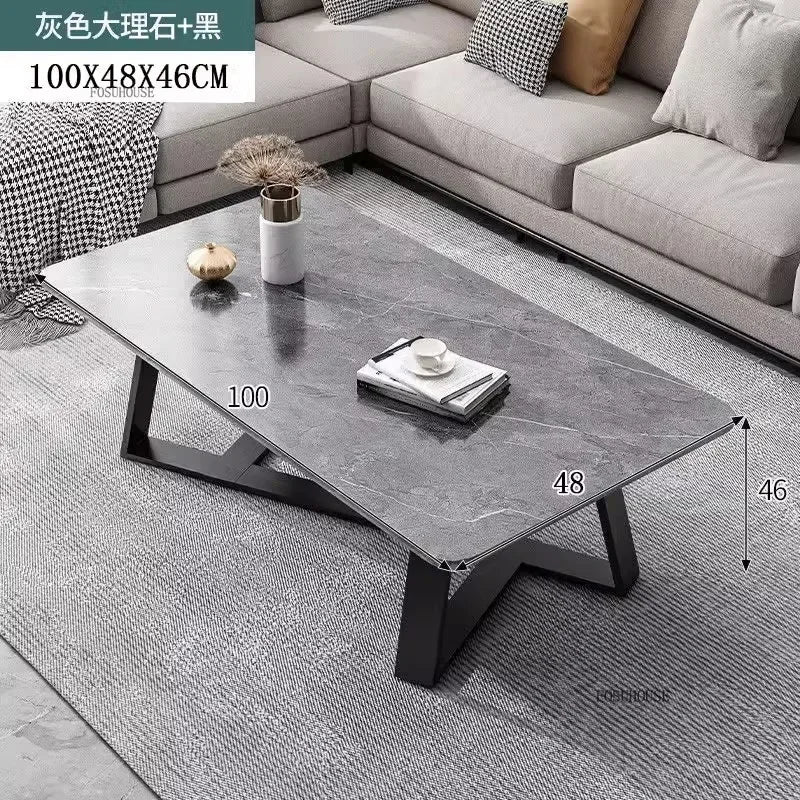 Table basse basse et épurée pour salon - A-100cm