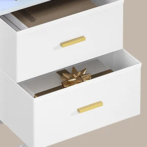 Petit table de chevet avec LED - lot de 2 ensembles -