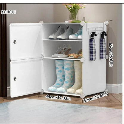 Meuble à chaussure avec porte de style armoire - C
