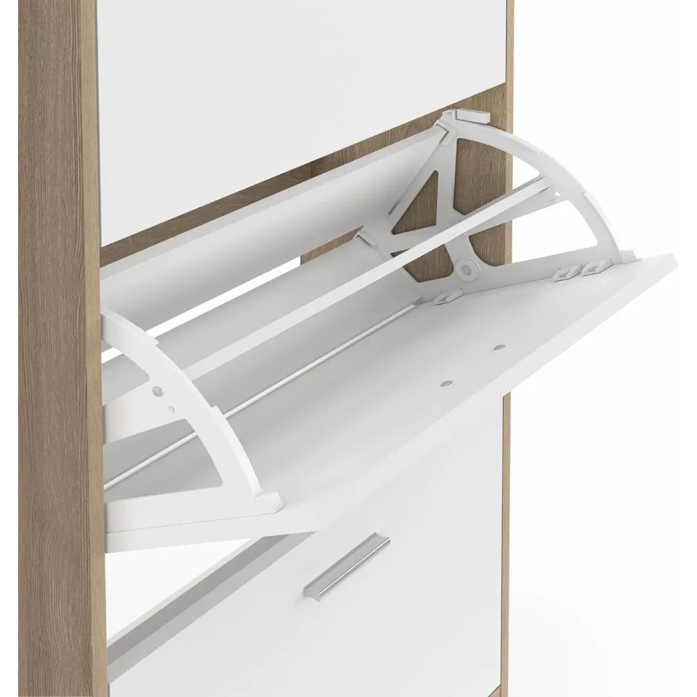 Meuble à chaussure tiroir blanc tendance et moderne -