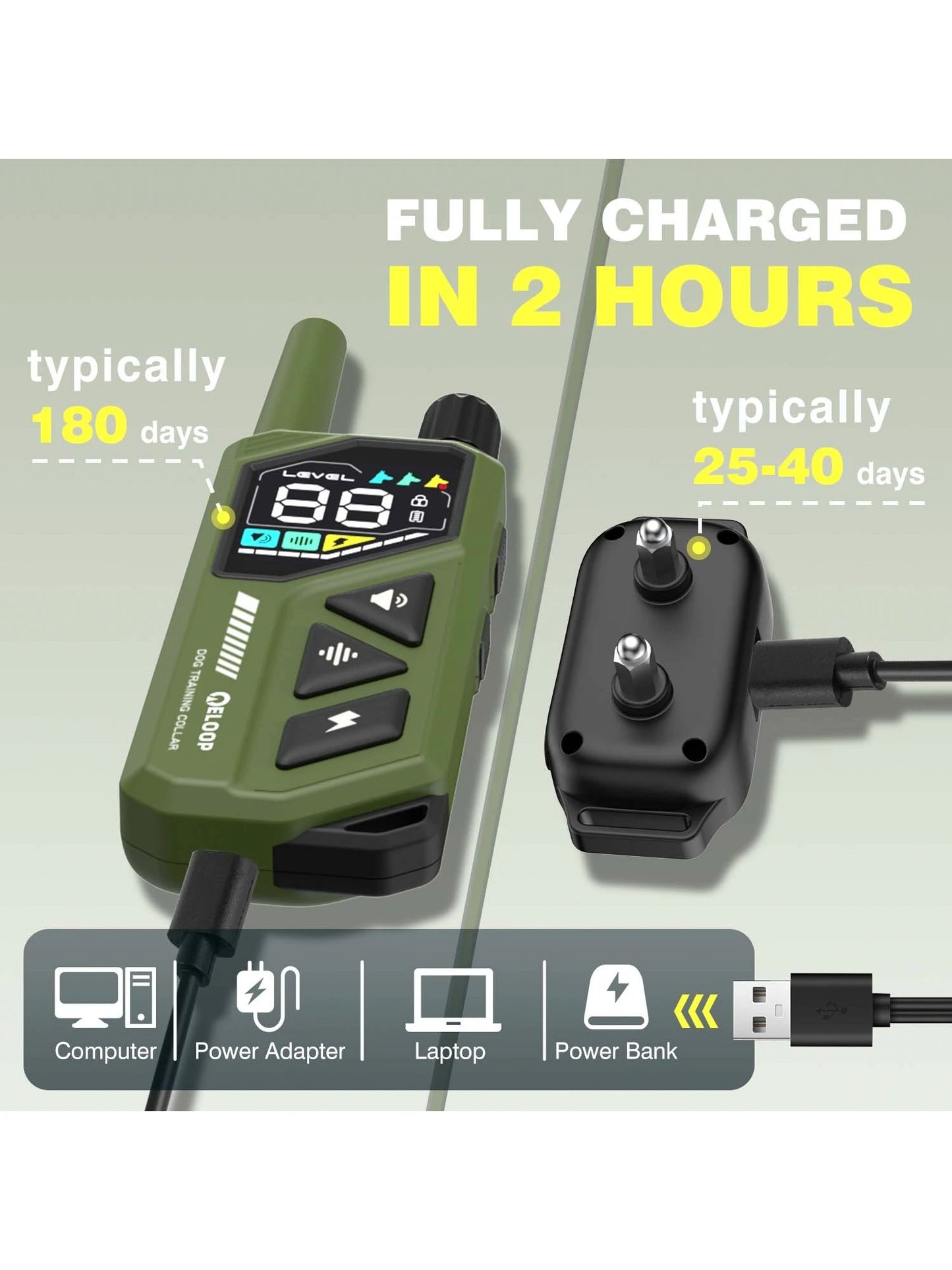 collier anti aboiement à vibration avec télécommande -