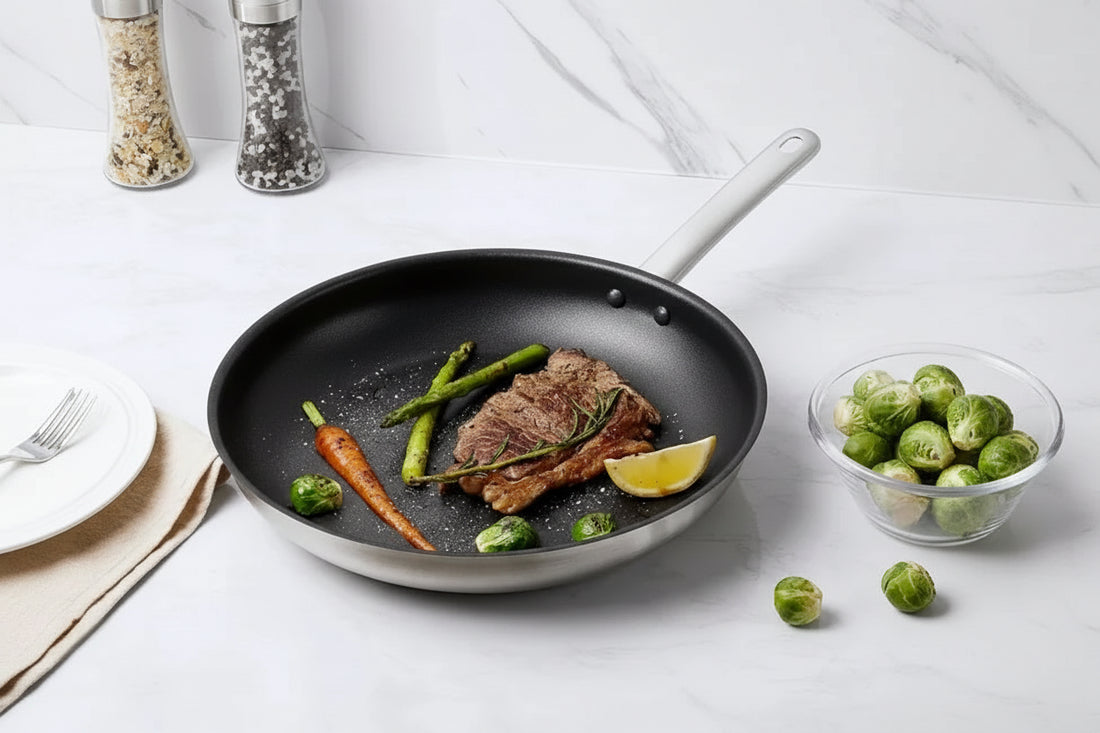 Poêle inox induction KOCH SYSTEME -