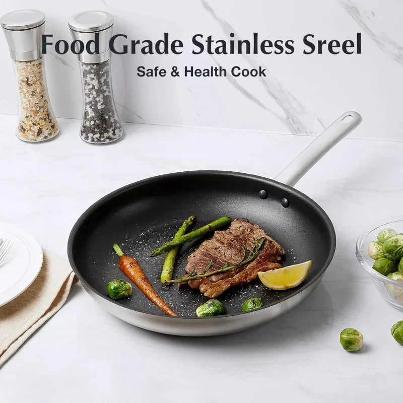 Poêle inox induction KOCH SYSTEME -