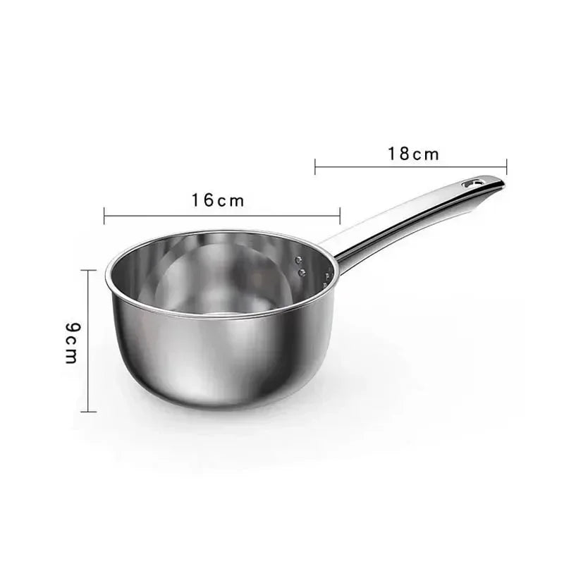 Petite casserole inox sans couvercle - M