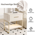 Table de nuit ado blanche 1 pièce -