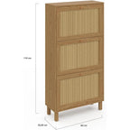 Petit meuble de rangement salle de bain à chaussures -