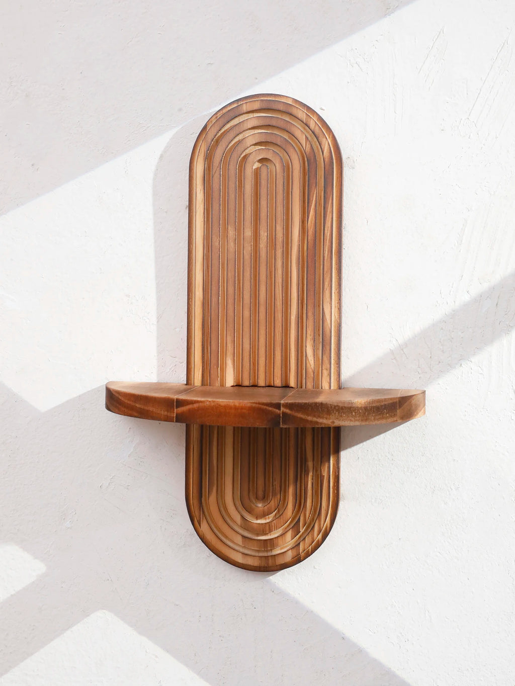 étagère bois ancien 1 pièce bohoo -