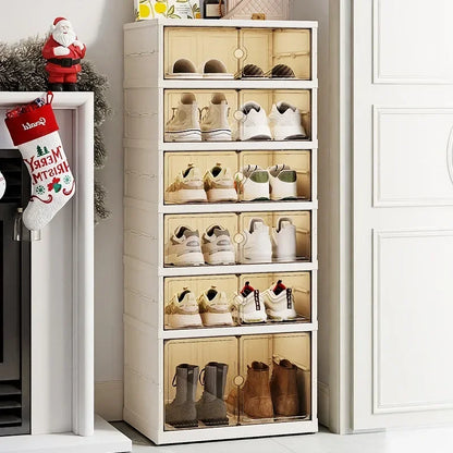 Meuble à chaussure chic cabinet multifonction -