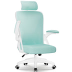 Chaise de bureau discount confortable - Turquoise Chaise de bureau