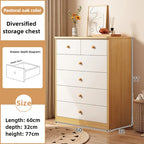 Meuble de rangement moderne antipoussière - Chêne Oak 60x32x77