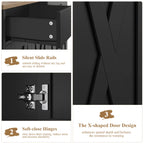 Meuble de rangement industriel de 120cm de large -