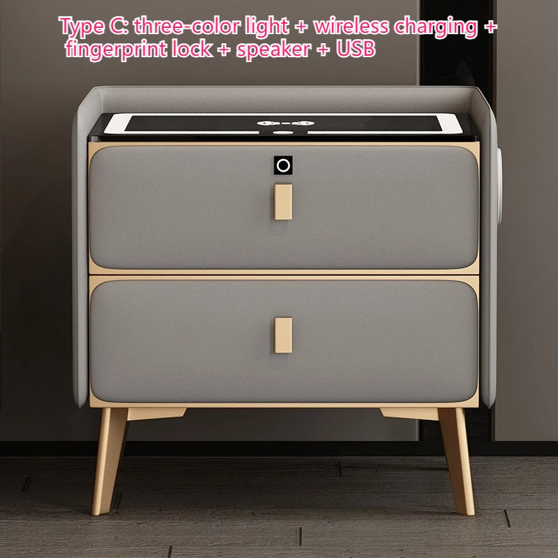 Table de nuit bois moderne de luxe - HG