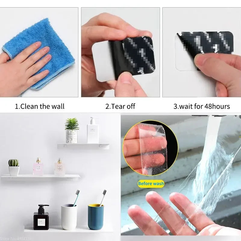 Étagère salle de bain flottante murale -