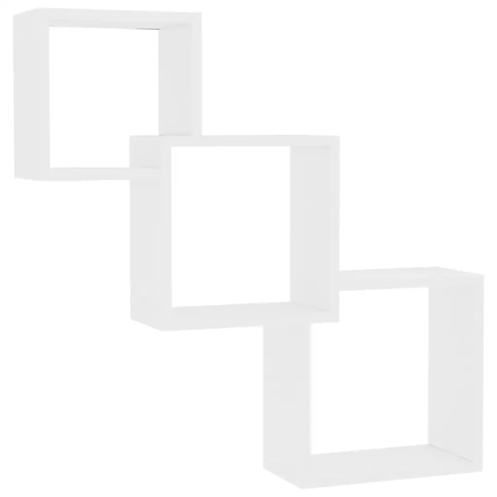 étagère murale cube à 3 niveaux -