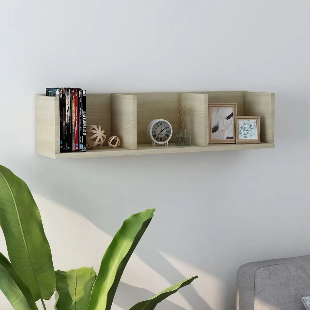 étagère murale bois en 3 parties 75x18x18 cm -