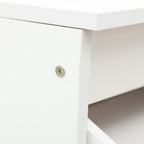 Table de chevet bois massif avec petite commode à 2 tiroirs -