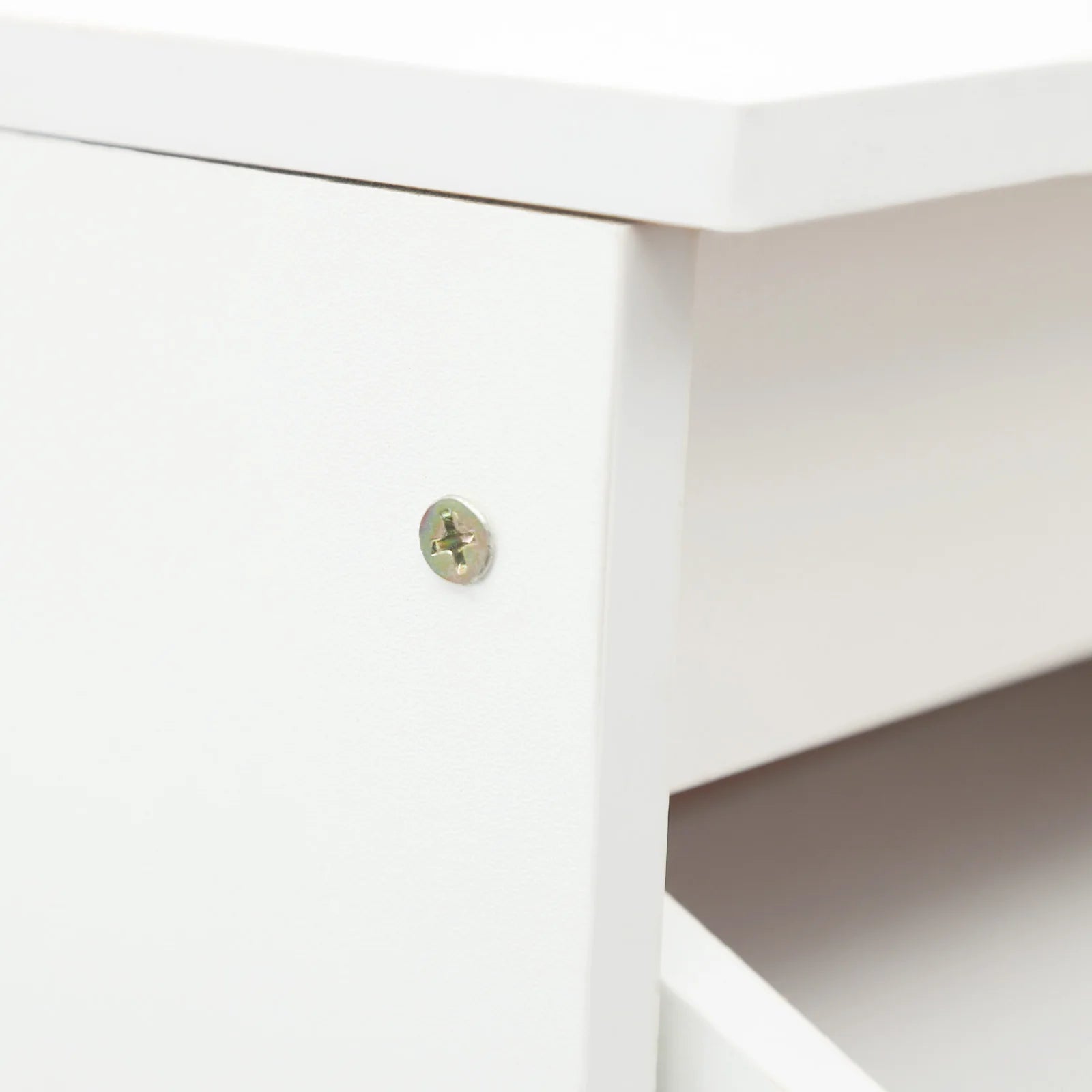 Table de chevet bois massif avec petite commode à 2 tiroirs -