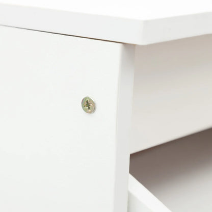 Table de chevet bois massif avec petite commode à 2 tiroirs -