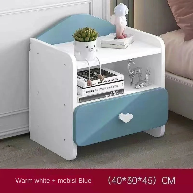 Table de nuit pour enfants à doubles tiroirs - D