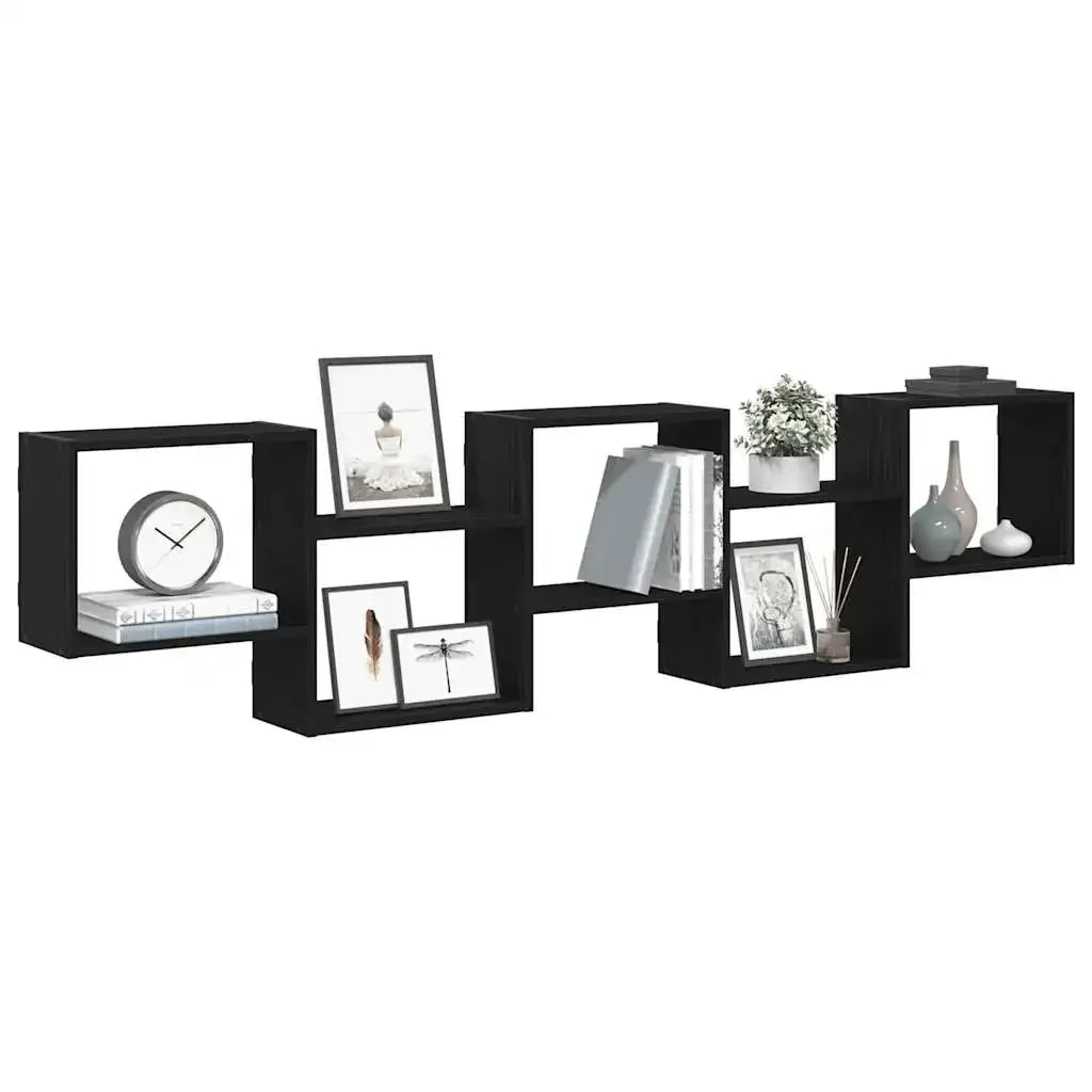 étagère murale bureau à 5 compartiments - étagère murale