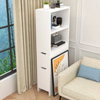 Meuble de rangement salon moderne étroit -