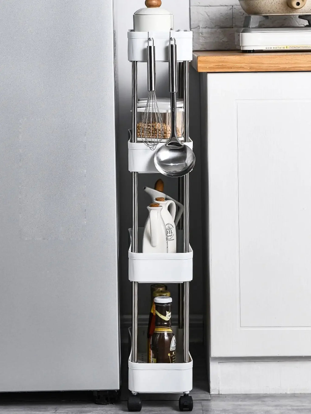 étagère cuisine sur pied -