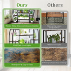 Étagère plante design demi lune -