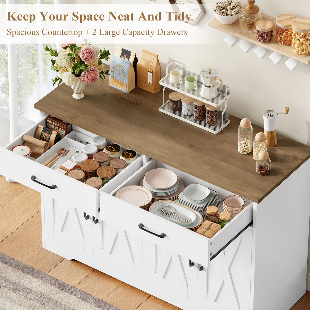 Meuble de rangement industriel de 120cm de large -