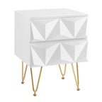 Table de chevet dimension 40x53x40cm décorative moderne -