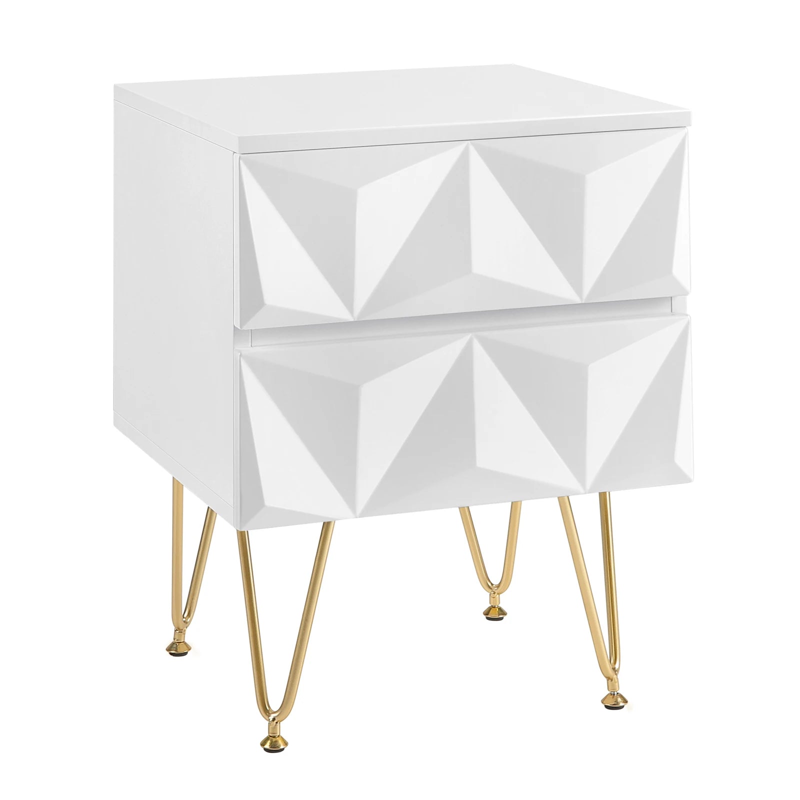 Table de chevet dimension 40x53x40cm décorative moderne -