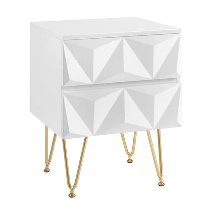 Table de chevet dimension 40x53x40cm décorative moderne -