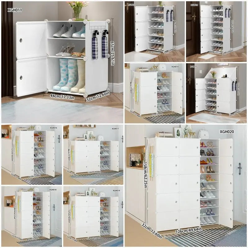 Meuble à chaussure avec porte de style armoire -