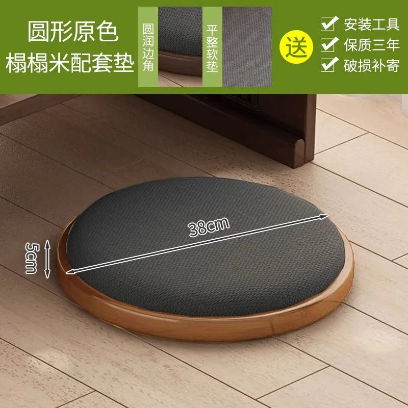 Table basse bureau japonais en bois naturel -