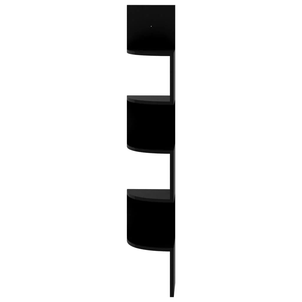 étagère murale d'angle 19x19x123 cm -
